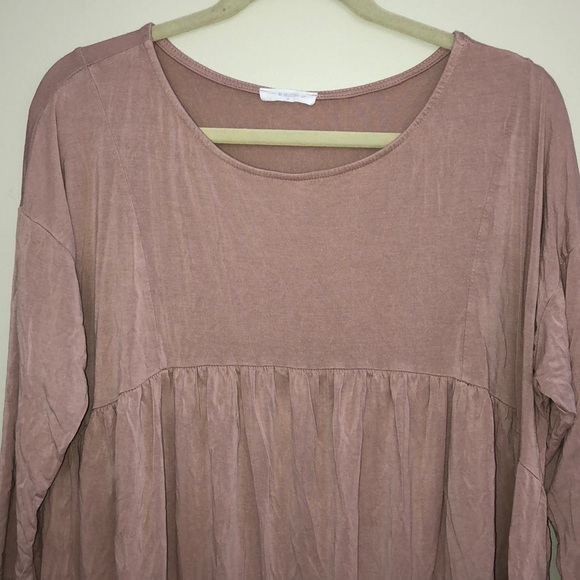 BD Collection blush baby doll top. Size M - Picture 2 of 4